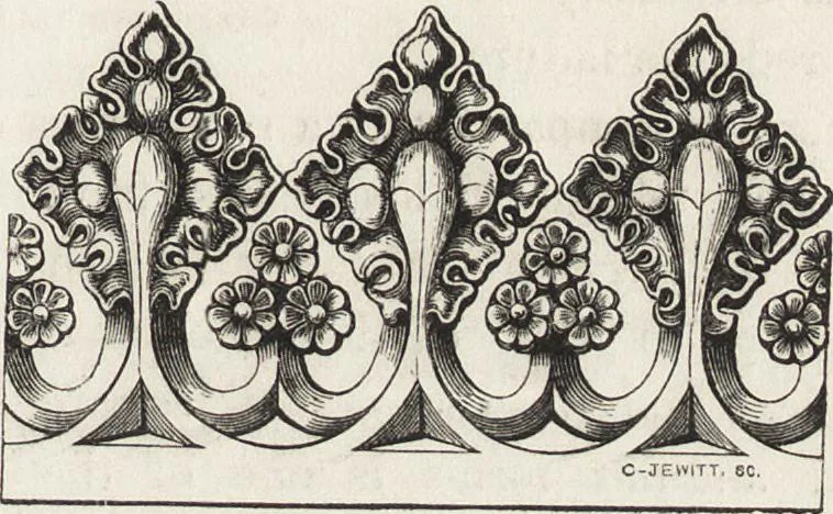 An illustration from An introduction to the study of Gothic architecture, 1861, leaf 198