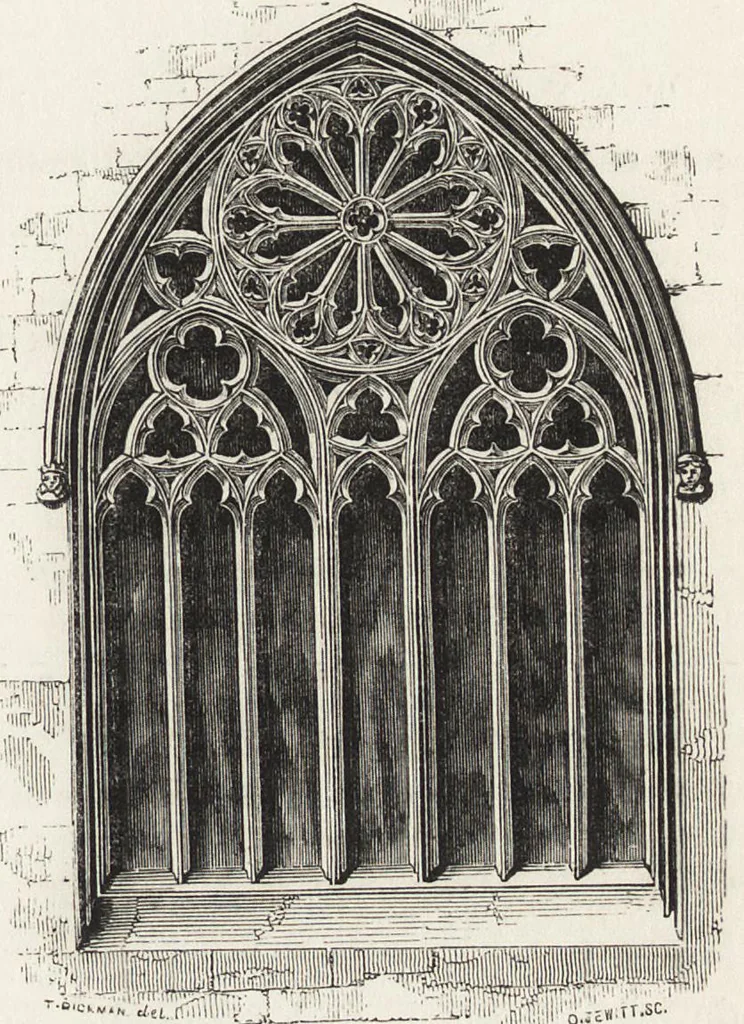 An illustration from An introduction to the study of Gothic architecture, 1861, leaf 236