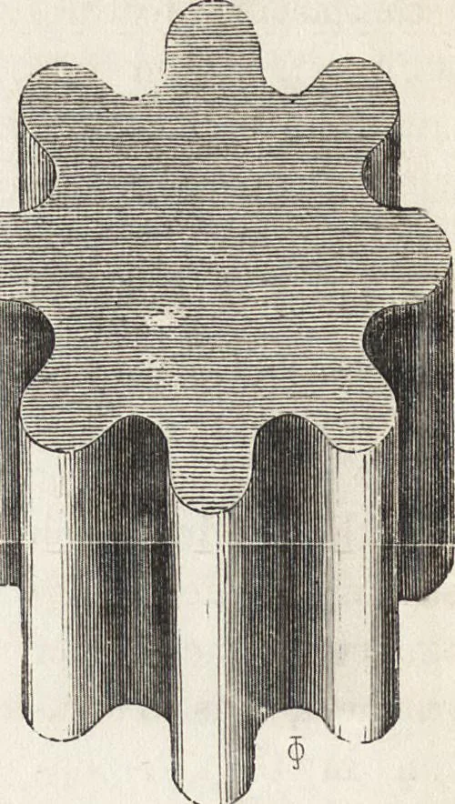 An illustration from An introduction to the study of Gothic architecture, 1861, leaf 241