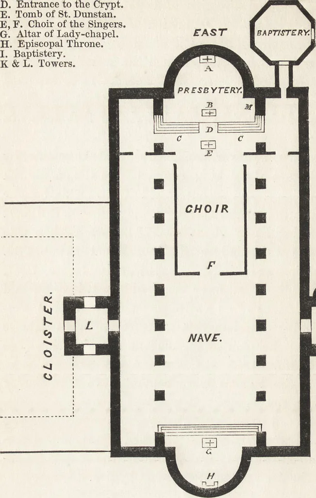 An illustration from An introduction to the study of Gothic architecture, 1861, leaf 27