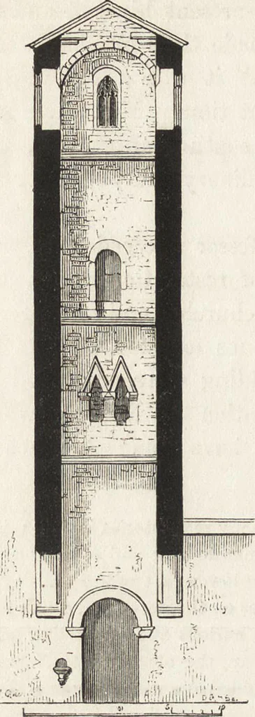 An illustration from An introduction to the study of Gothic architecture, 1861, leaf 37