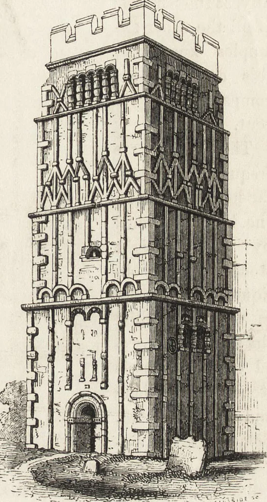 An illustration from An introduction to the study of Gothic architecture, 1861, leaf 38