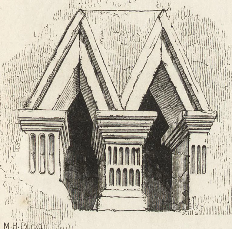 An illustration from An introduction to the study of Gothic architecture, 1861, leaf 40