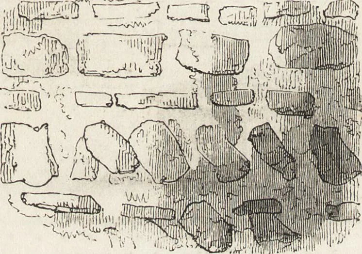 An illustration from An introduction to the study of Gothic architecture, 1861, leaf 42