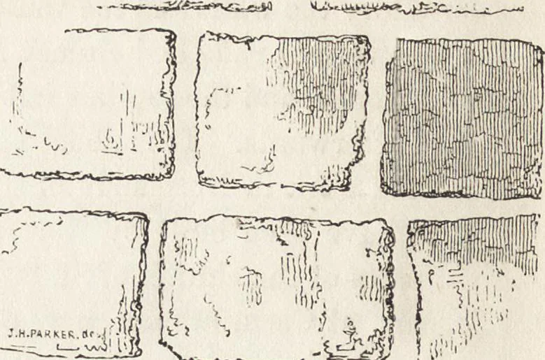 An illustration from An introduction to the study of Gothic architecture, 1861, leaf 45