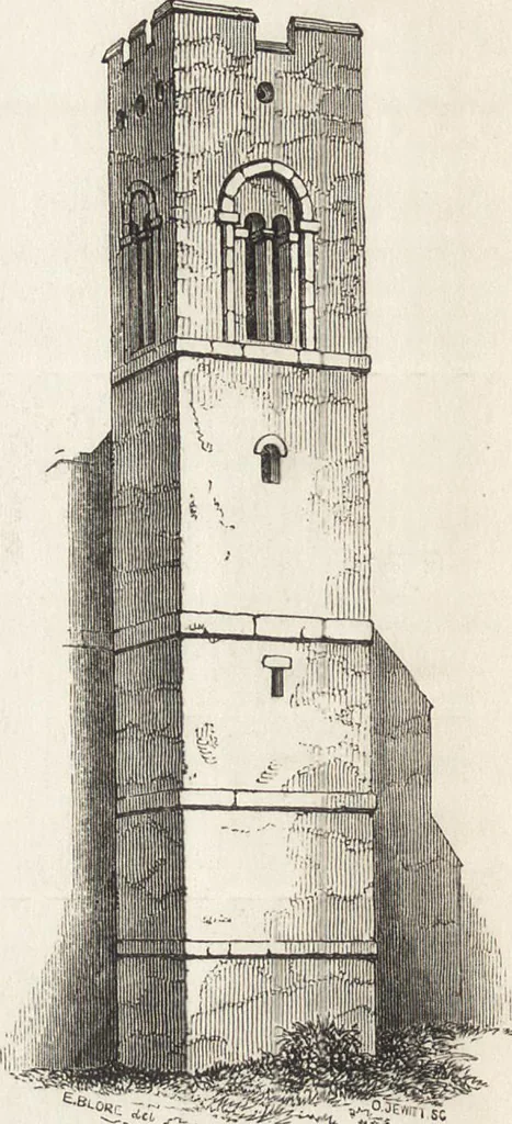 An illustration from An introduction to the study of Gothic architecture, 1861, leaf 47