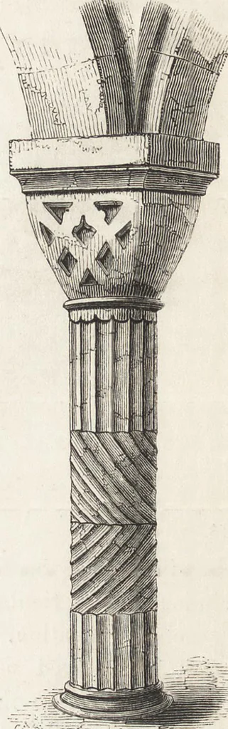 An illustration from An introduction to the study of Gothic architecture, 1861, leaf 61