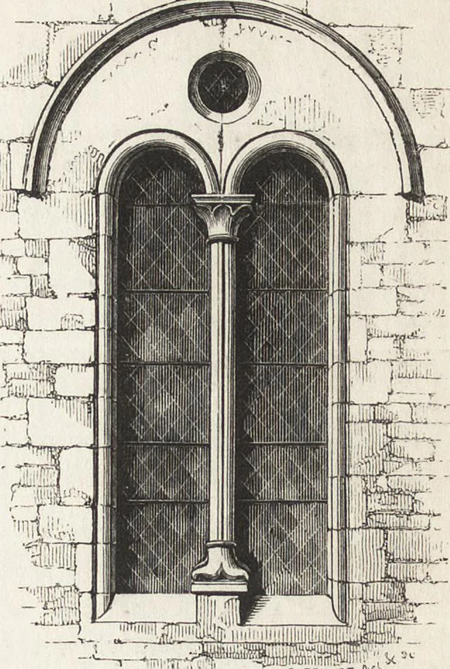An illustration from An introduction to the study of Gothic architecture, 1861, leaf 71