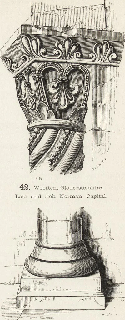An illustration from An introduction to the study of Gothic architecture, 1861, leaf 80