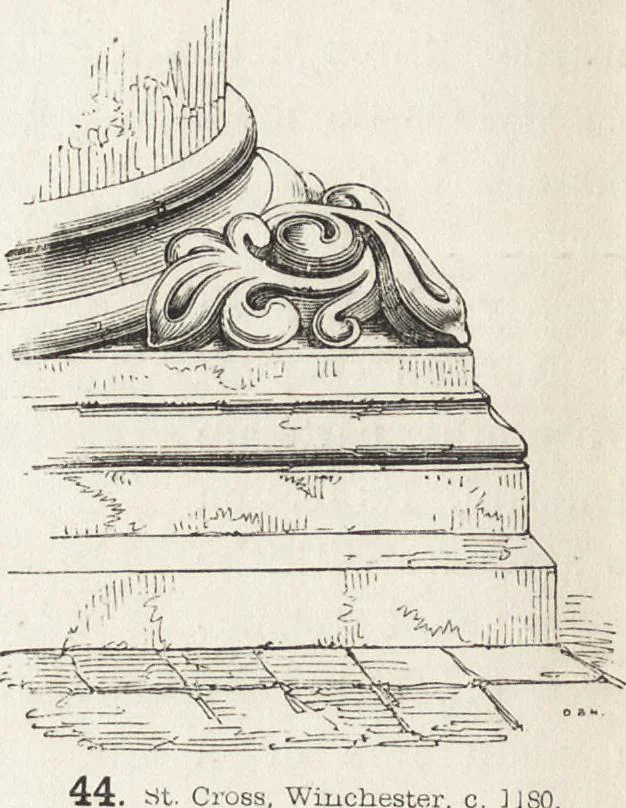 An illustration from An introduction to the study of Gothic architecture, 1861, leaf 81