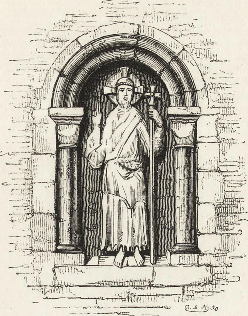 An illustration from An introduction to the study of Gothic architecture, 1861, leaf 82