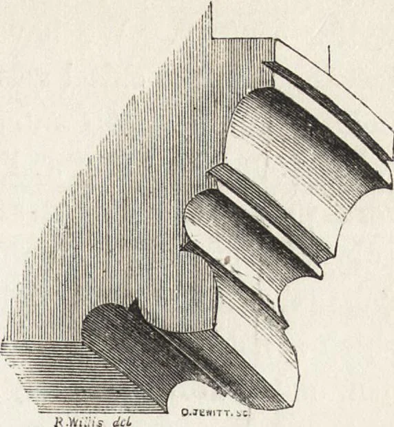 An illustration from An introduction to the study of Gothic architecture, 1861, leaf 84