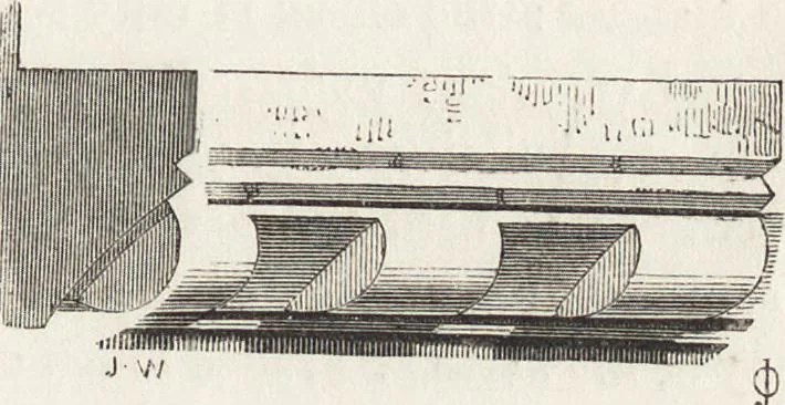 An illustration from An introduction to the study of Gothic architecture, 1861, leaf 84