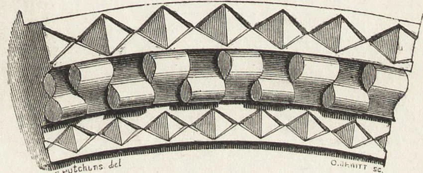 An illustration from An introduction to the study of Gothic architecture, 1861, leaf 84