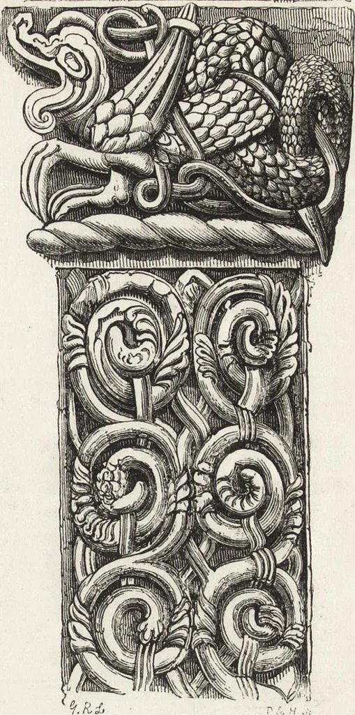 An illustration from An introduction to the study of Gothic architecture, 1861, leaf 86