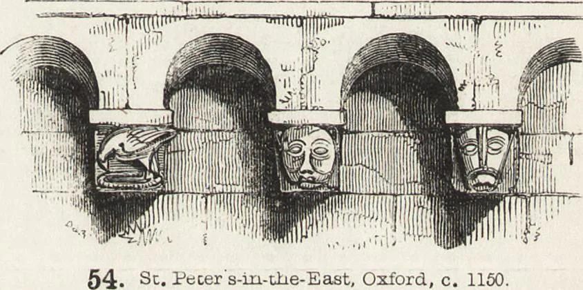 An illustration from An introduction to the study of Gothic architecture, 1861, leaf 86