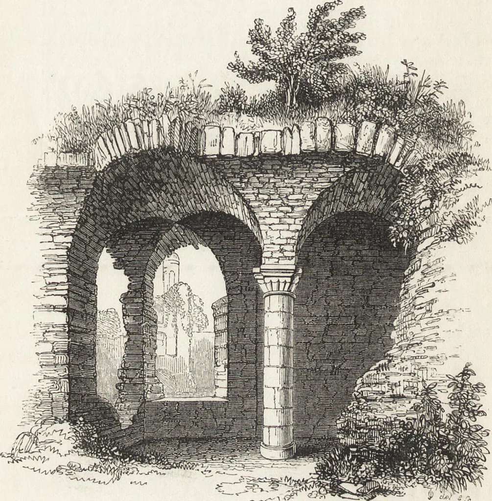 An illustration from An introduction to the study of Gothic architecture, 1861, leaf 87