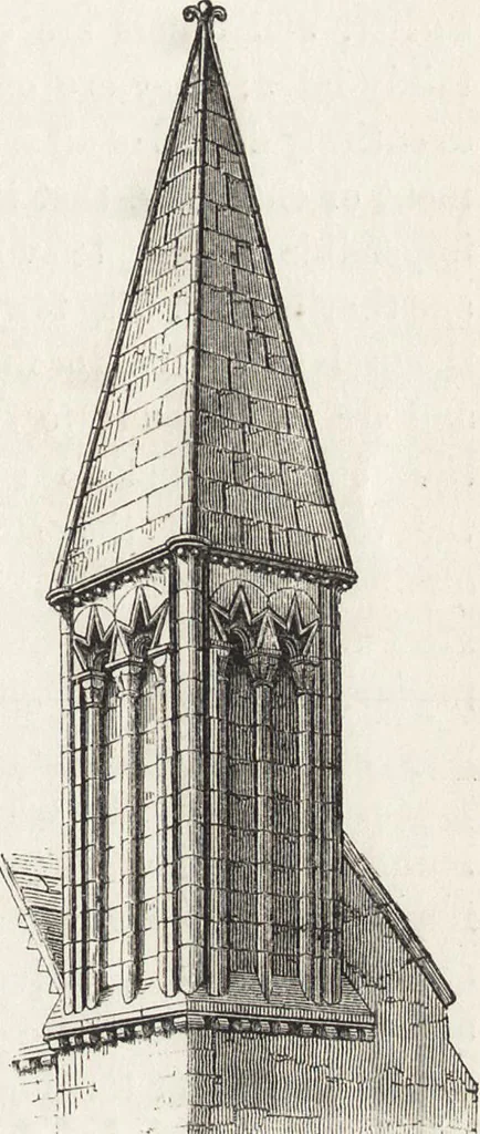 An illustration from An introduction to the study of Gothic architecture, 1861, leaf 90