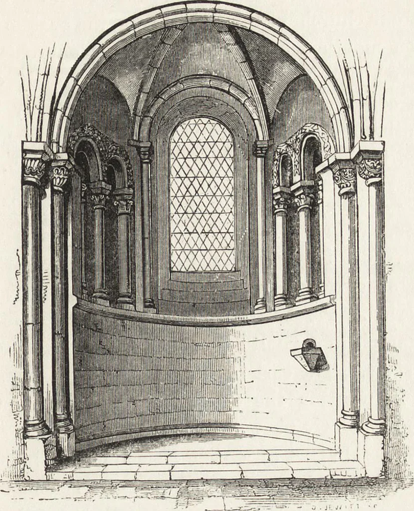An illustration from An introduction to the study of Gothic architecture, 1861, leaf 94