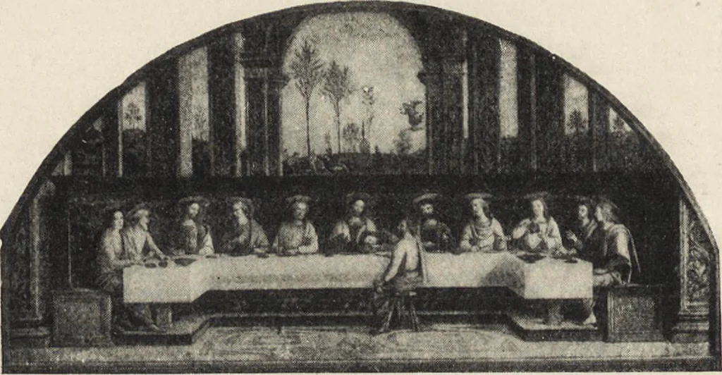 An illustration from A guide to the paintings in the churches and minor museums of Florence; a critical catalogue, with quotations from Vasari, 1908, leaf 143