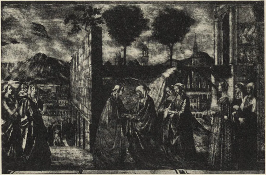 An illustration from A guide to the paintings in the churches and minor museums of Florence; a critical catalogue, with quotations from Vasari, 1908, leaf 199