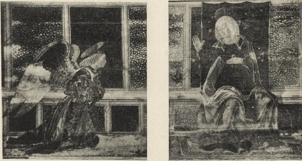 An illustration from A guide to the paintings in the churches and minor museums of Florence; a critical catalogue, with quotations from Vasari, 1908, leaf 221
