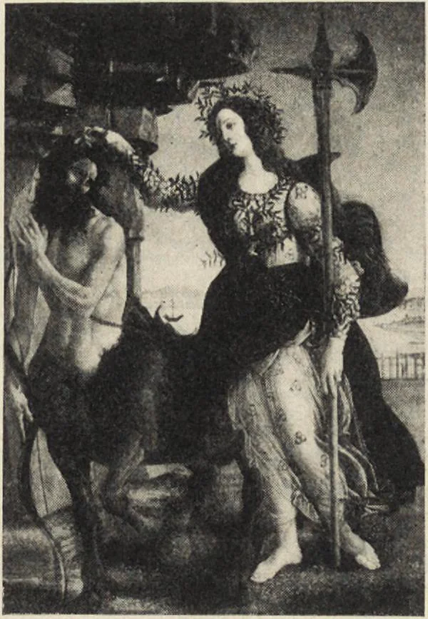 An illustration from A guide to the paintings in the churches and minor museums of Florence; a critical catalogue, with quotations from Vasari, 1908, leaf 249