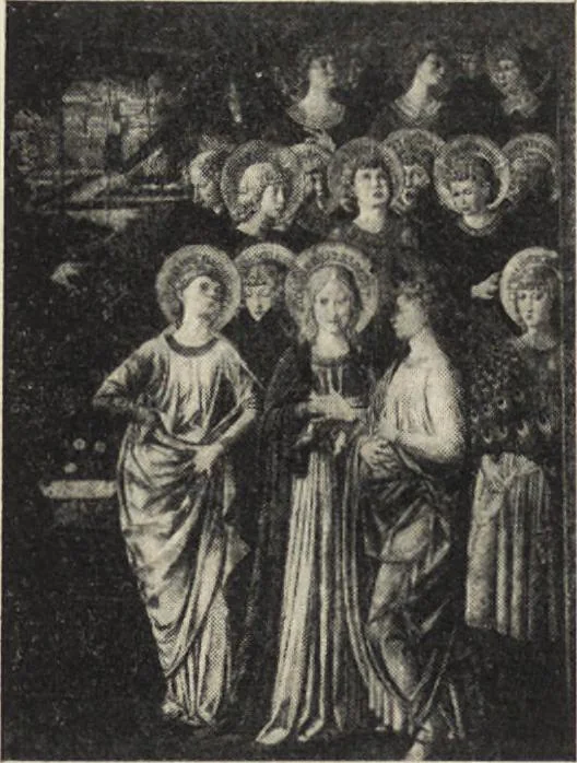 An illustration from A guide to the paintings in the churches and minor museums of Florence; a critical catalogue, with quotations from Vasari, 1908, leaf 257
