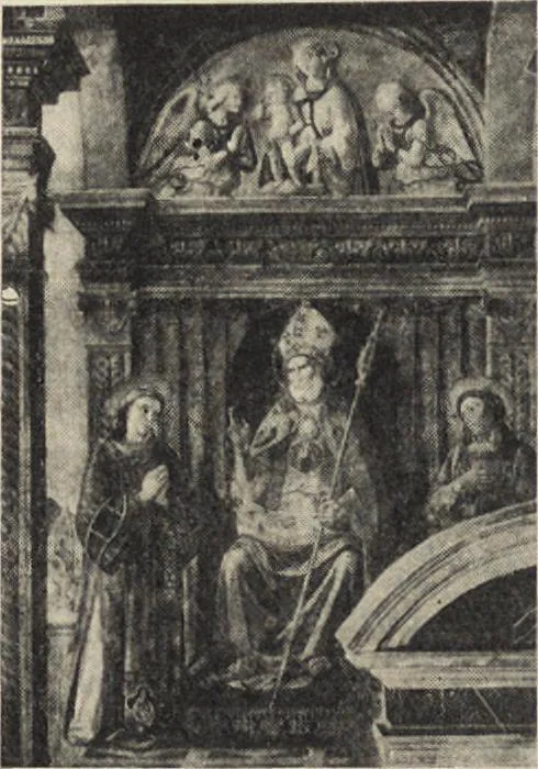 An illustration from A guide to the paintings in the churches and minor museums of Florence; a critical catalogue, with quotations from Vasari, 1908, leaf 289