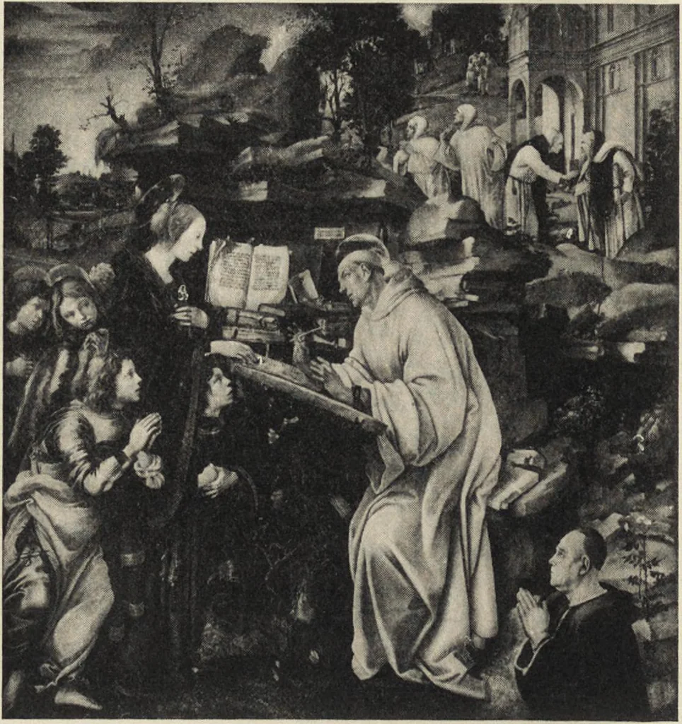 An illustration from A guide to the paintings in the churches and minor museums of Florence; a critical catalogue, with quotations from Vasari, 1908, leaf 53