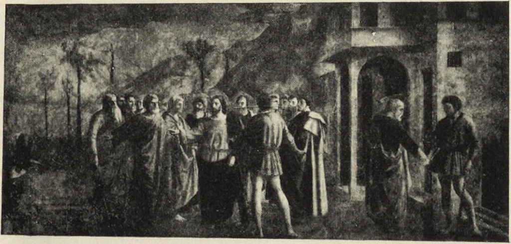 An illustration from A guide to the paintings in the churches and minor museums of Florence; a critical catalogue, with quotations from Vasari, 1908, leaf 84