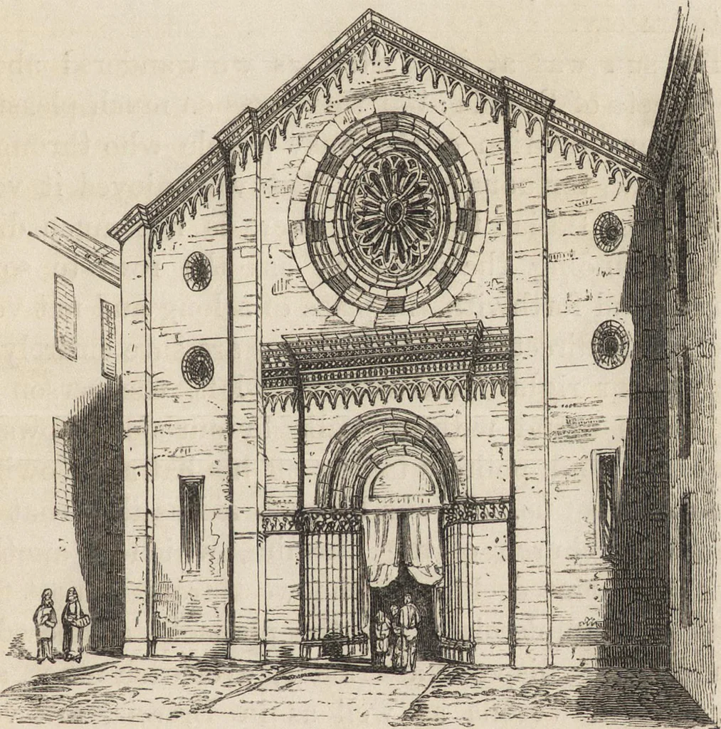 An illustration from Brick and marble in the middle ages: notes of a tour in the north of Italy, 1855, leaf 108