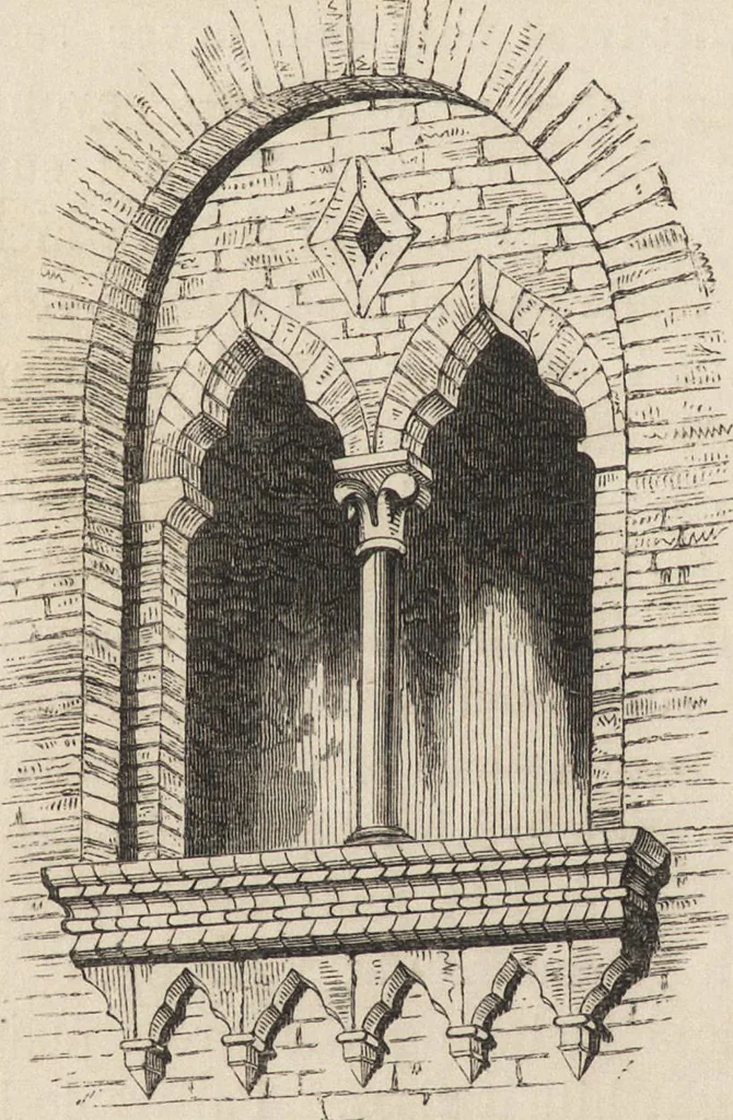 An illustration from Brick and marble in the middle ages: notes of a tour in the north of Italy, 1855, leaf 95