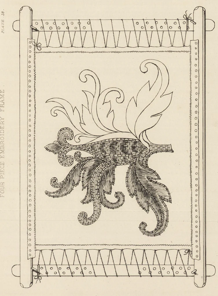 An illustration from Church embroidery, ancient and modern, 1867, leaf 174