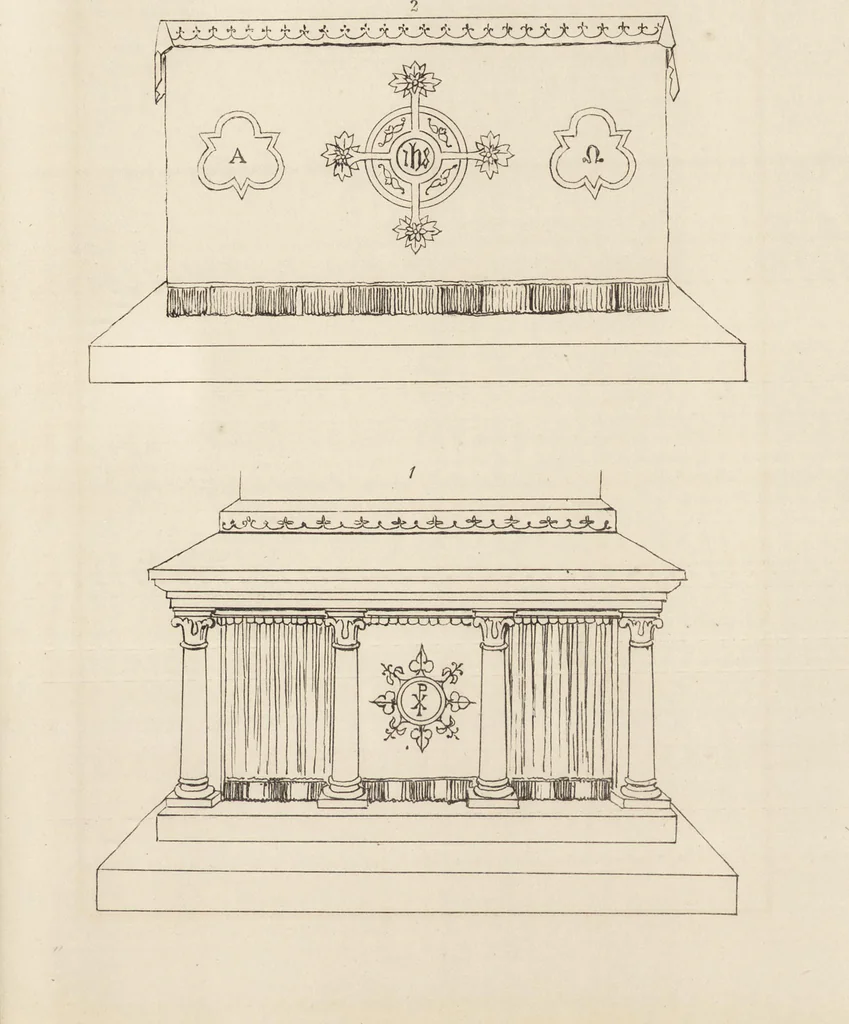An illustration from Church embroidery, ancient and modern, 1867, leaf 36