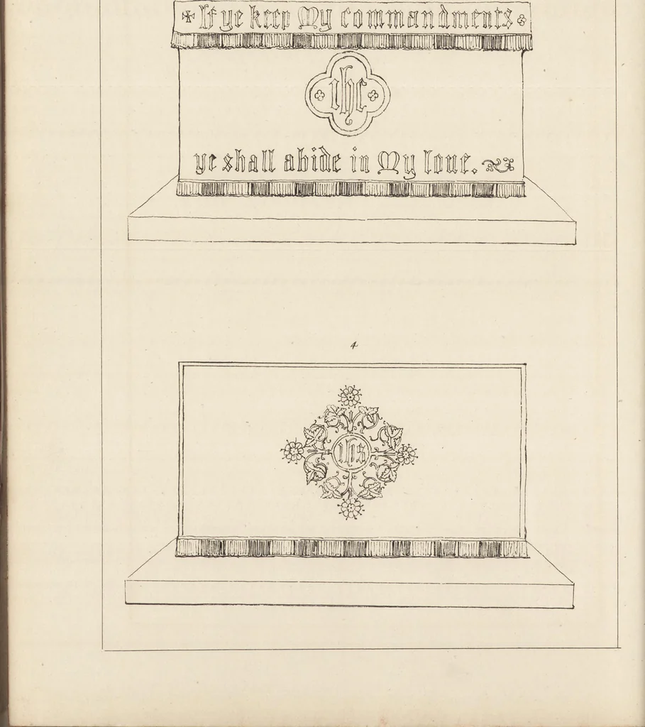 An illustration from Church embroidery, ancient and modern, 1867, leaf 43