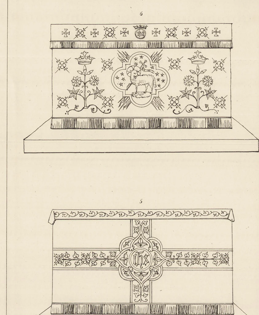An illustration from Church embroidery, ancient and modern, 1867, leaf 49