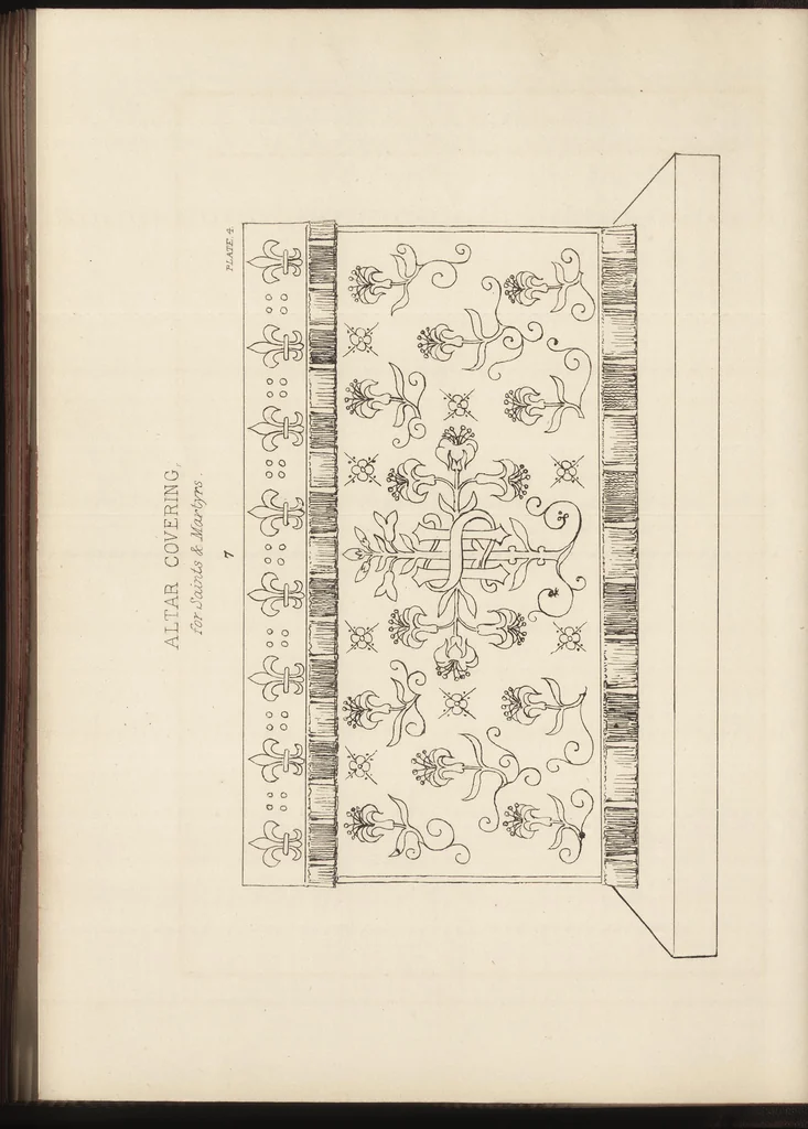 An illustration from Church embroidery, ancient and modern, 1867, leaf 57