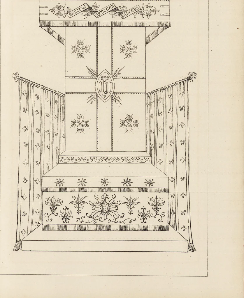 An illustration from Church embroidery, ancient and modern, 1867, leaf 62