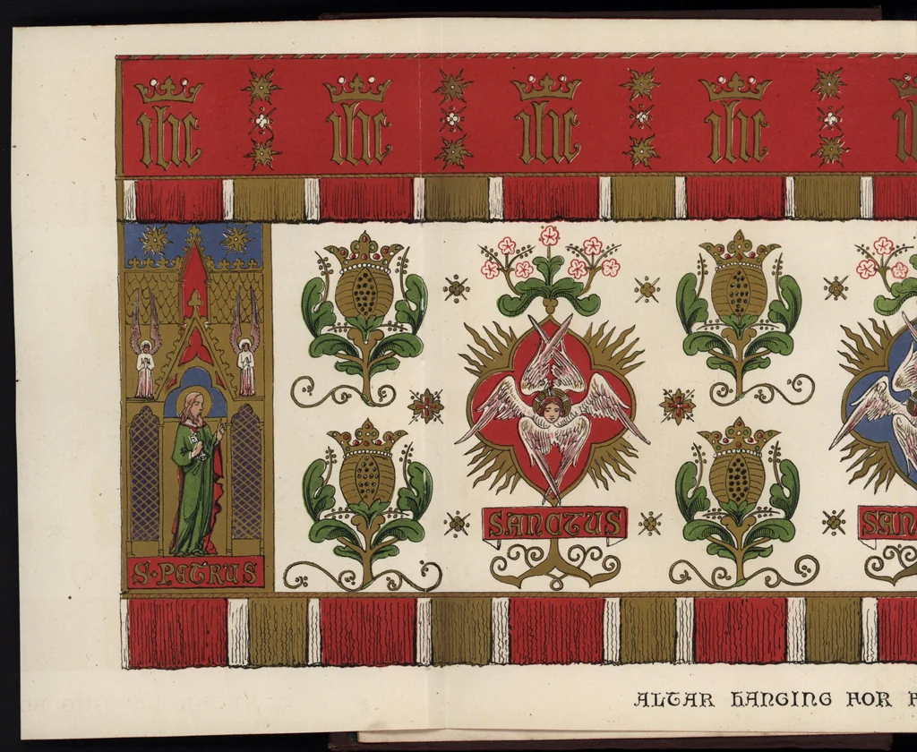 An illustration from Church embroidery, ancient and modern, 1867, leaf 7