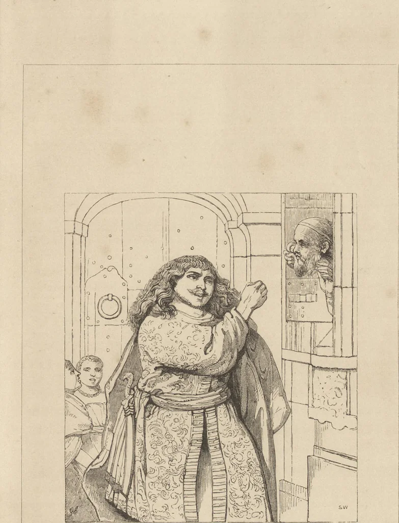 An illustration from Handbook of painting. The German, Flemish, and Dutch schools, 1860, leaf 120