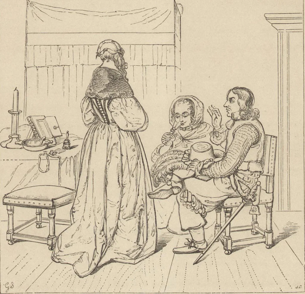 An illustration from Handbook of painting. The German, Flemish, and Dutch schools, 1860, leaf 142