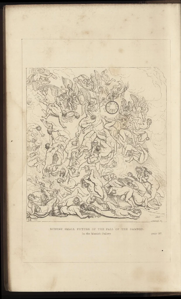 An illustration from Handbook of painting. The German, Flemish, and Dutch schools, 1860, leaf 21