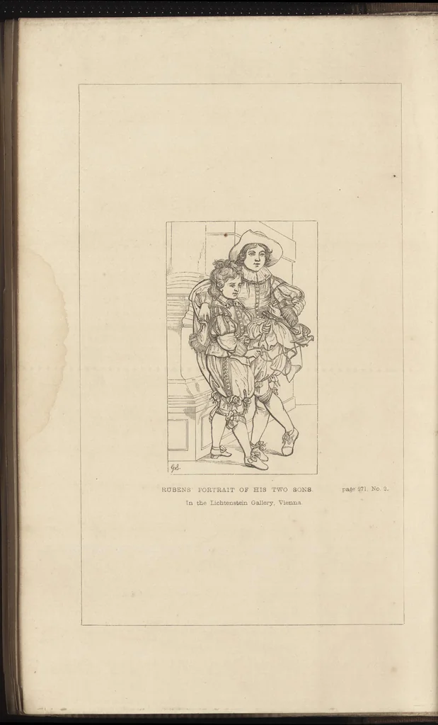 An illustration from Handbook of painting. The German, Flemish, and Dutch schools, 1860, leaf 33