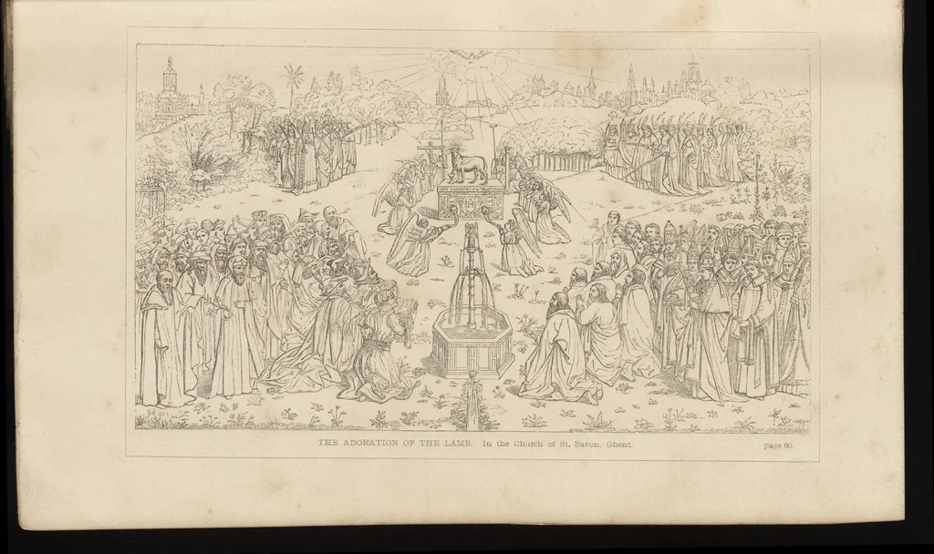 An illustration from Handbook of painting. The German, Flemish, and Dutch schools, 1860, leaf 102