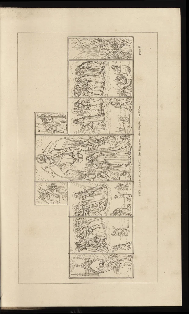 An illustration from Handbook of painting. The German, Flemish, and Dutch schools, 1860, leaf 136