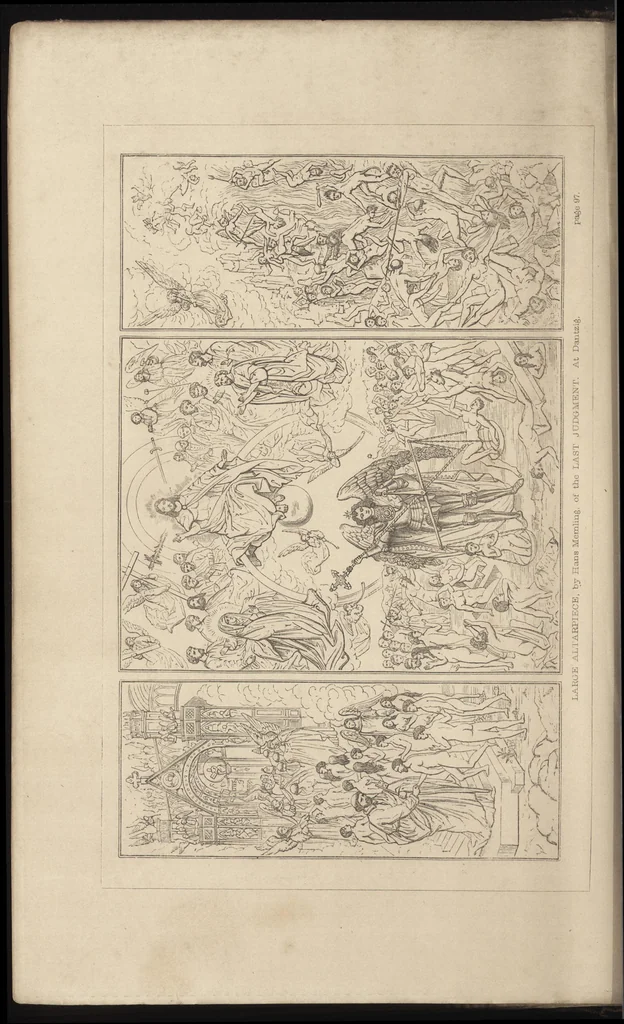 An illustration from Handbook of painting. The German, Flemish, and Dutch schools, 1860, leaf 151