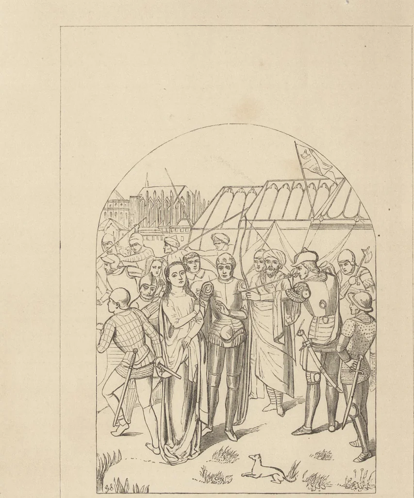 An illustration from Handbook of painting. The German, Flemish, and Dutch schools, 1860, leaf 163