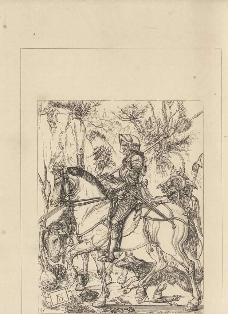 An illustration from Handbook of painting. The German, Flemish, and Dutch schools, 1860, leaf 237