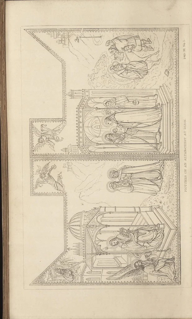 An illustration from Handbook of painting. The German, Flemish, and Dutch schools, 1860, leaf 69
